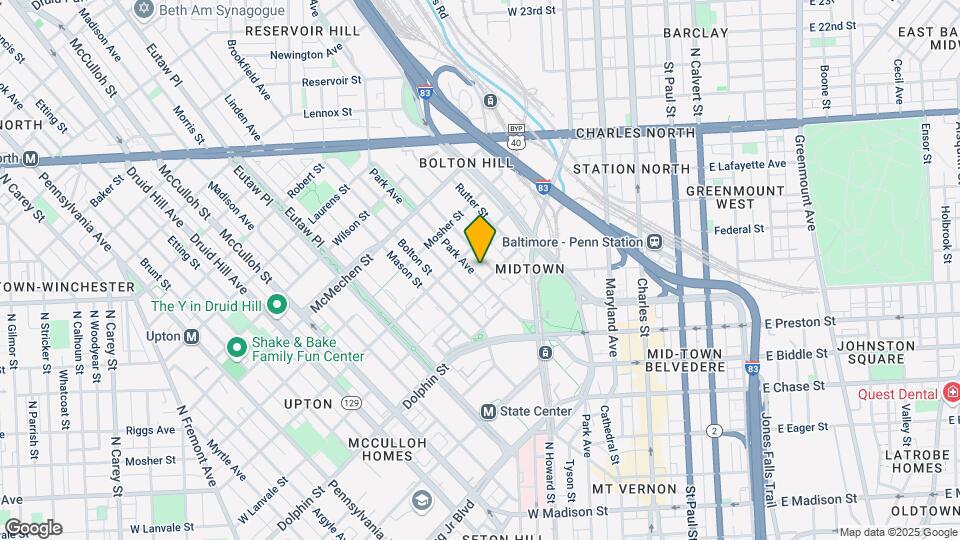 1317 Park Ave Mapa y Detalles de la Ubicación