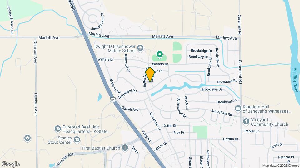 624 Grainfield St Map and Location Details
