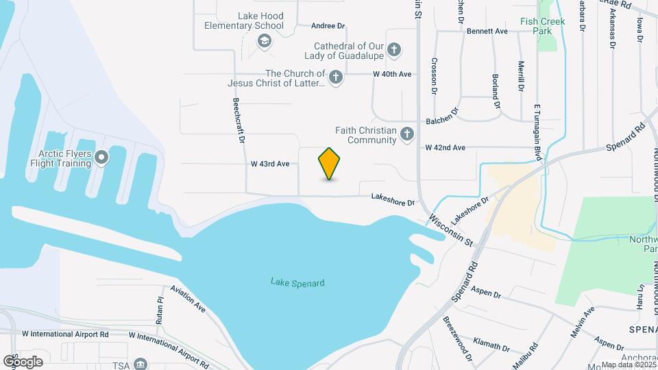 3401 Lakeshore Dr Map and Location Details