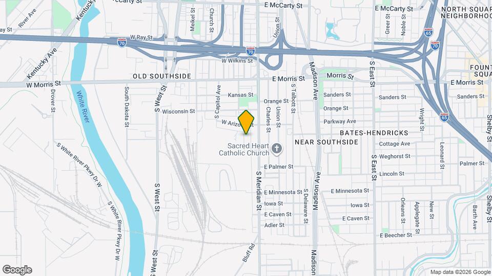 1435 S Illinois St Map and Location Details