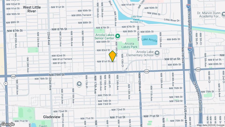 8048 NW 14th Ct Map and Location Details