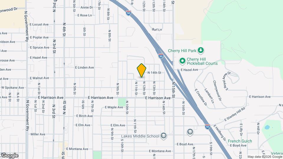 1405 N 12th St Map and Location Details