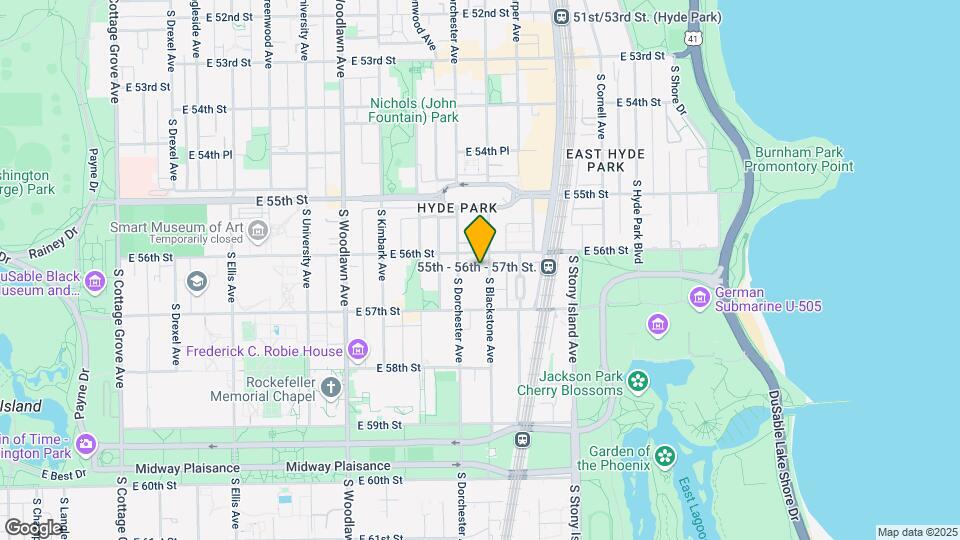 5612-5618 S Blackstone Ave Map and Location Details