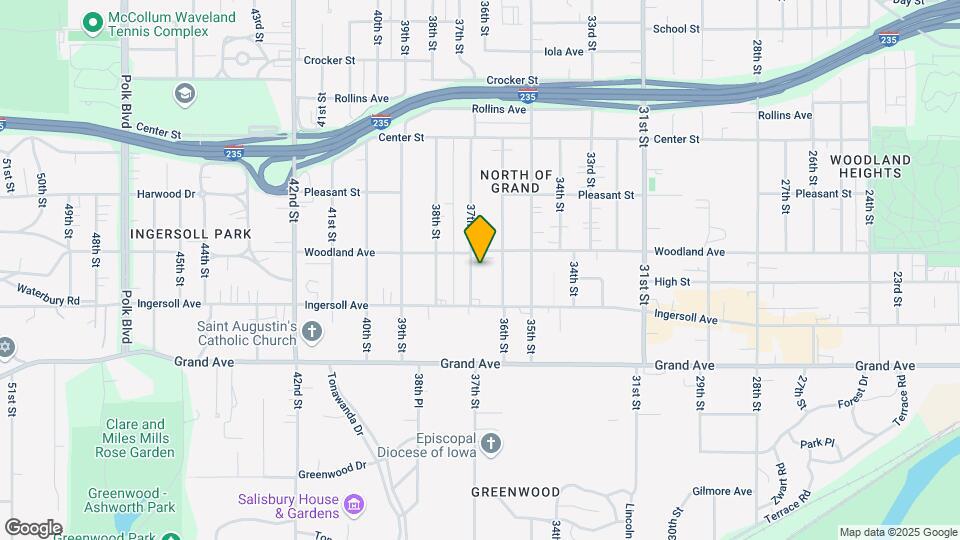 629 37th St Map and Location Details
