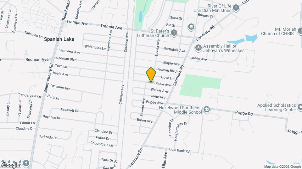 1158 Reale Ave Map and Location Details