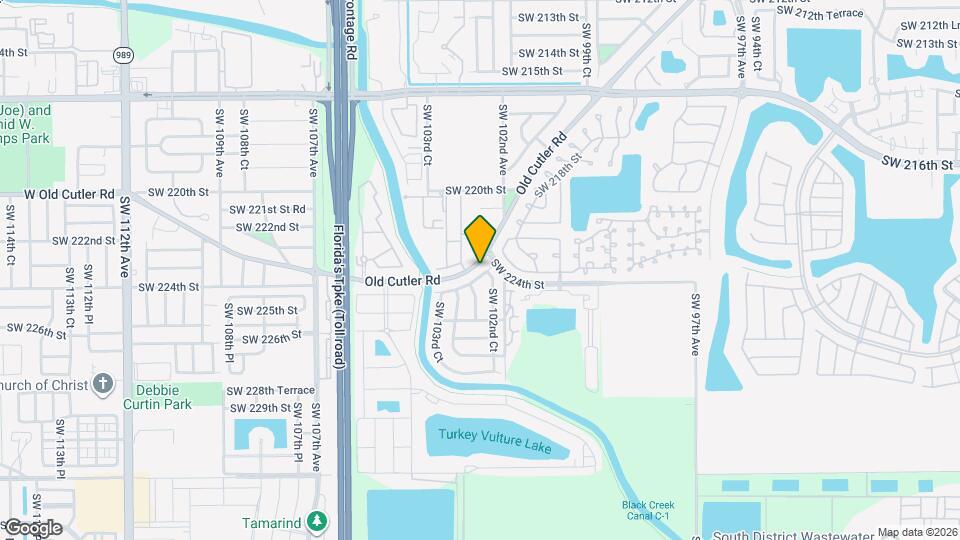 10225 SW 224th Terrace Map and Location Details