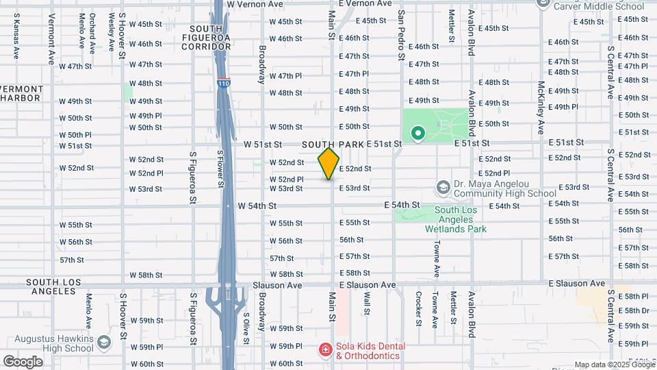 5251 S Main St Map and Location Details