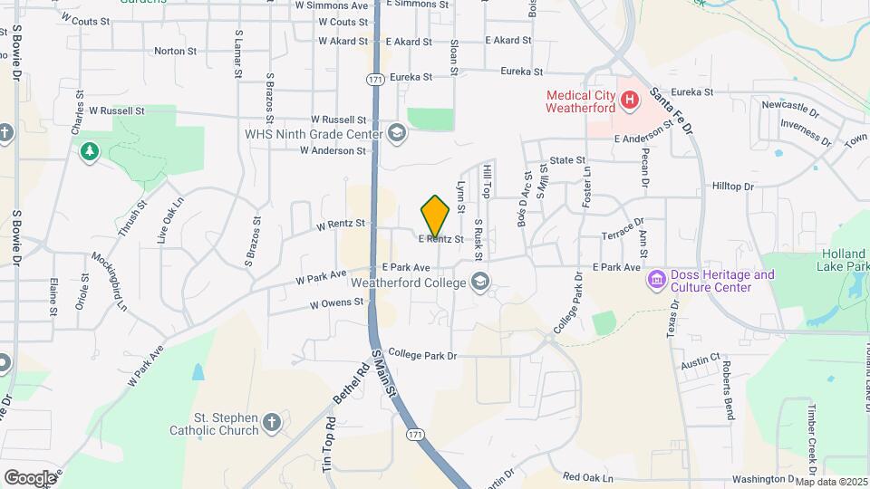 212 E Rentz St Map and Location Details