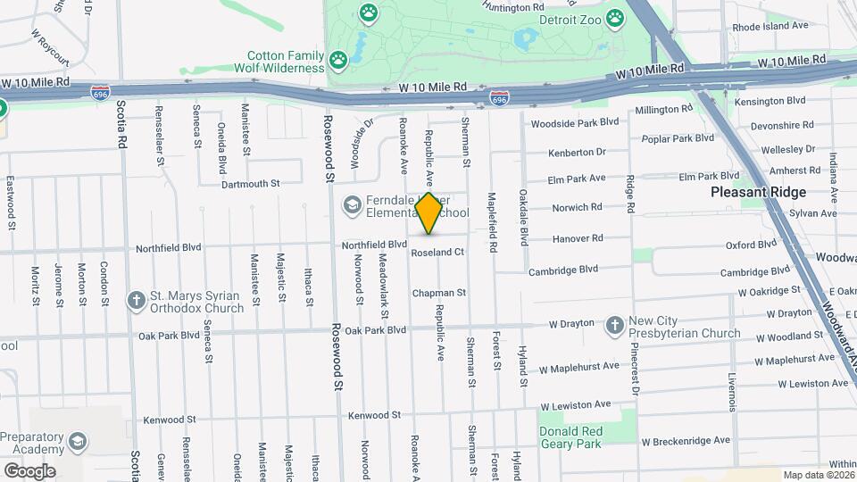 8501 Northfield Blvd Map and Location Details