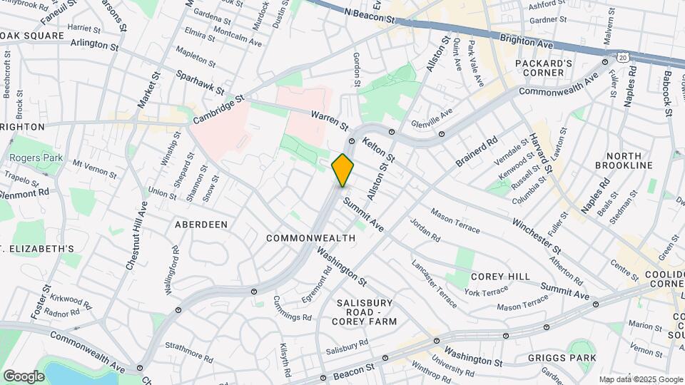 1500 Commonwealth Avenue-Unit -# 5 Map and Location Details