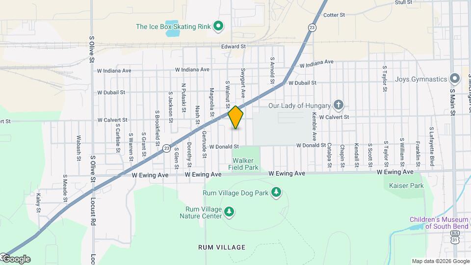 1928 S Walnut St Map and Location Details