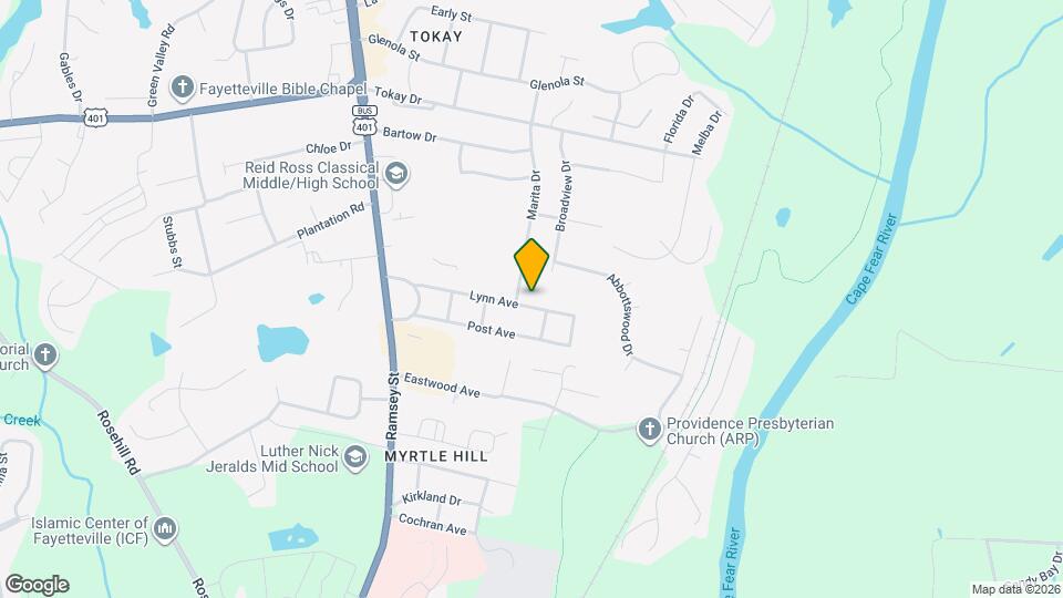 317 Lynn Ave Map and Location Details