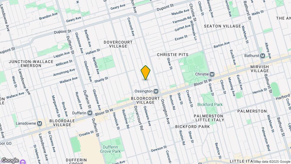 340 Concord Av Map and Location Details