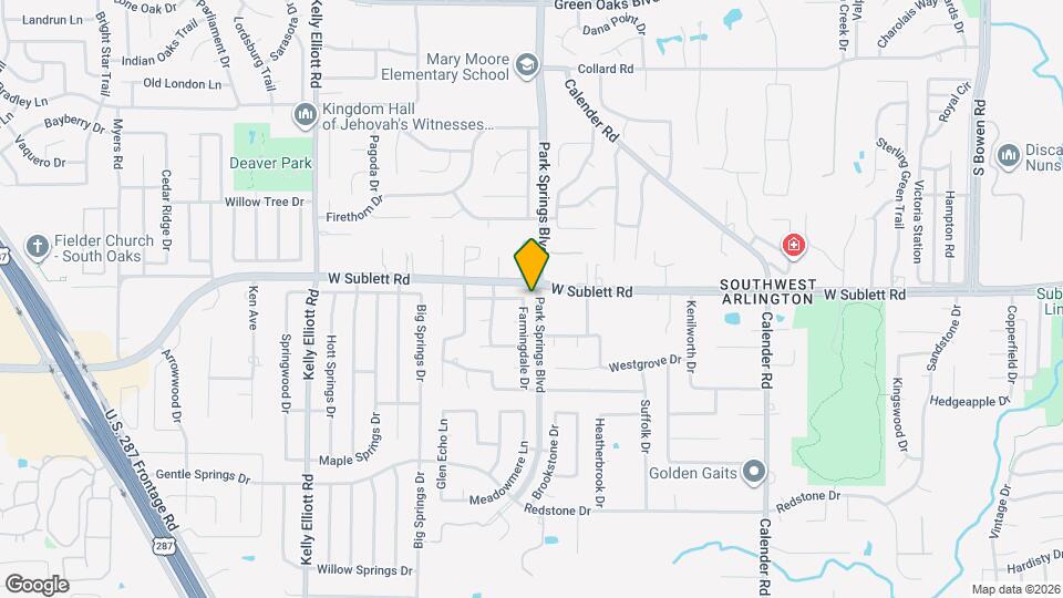 6001 Farmingdale Dr Mapa y Detalles de la Ubicación