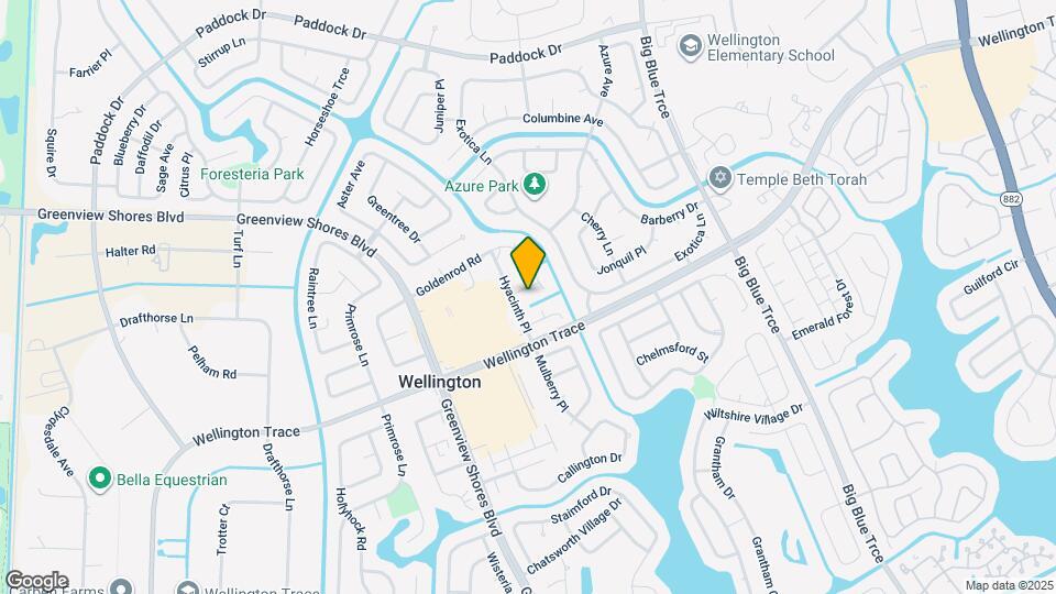 13800 Bottlebrush Ct Map and Location Details