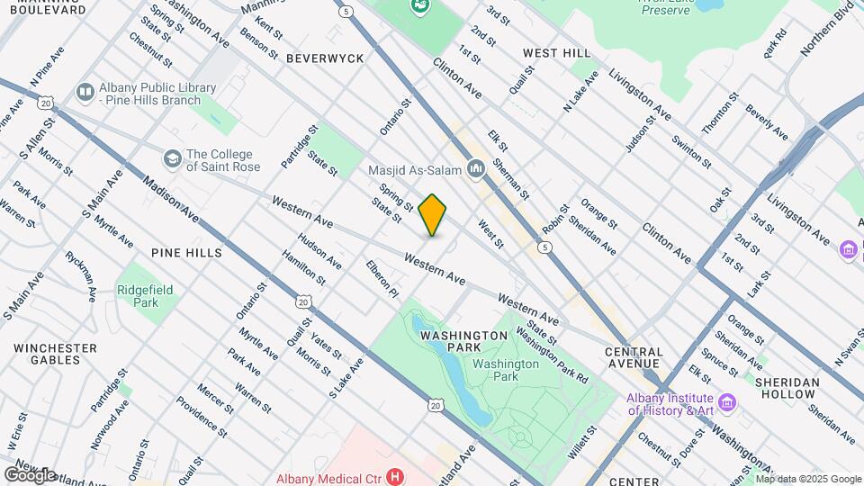 28 Cortland Pl Mapa y Detalles de la Ubicación