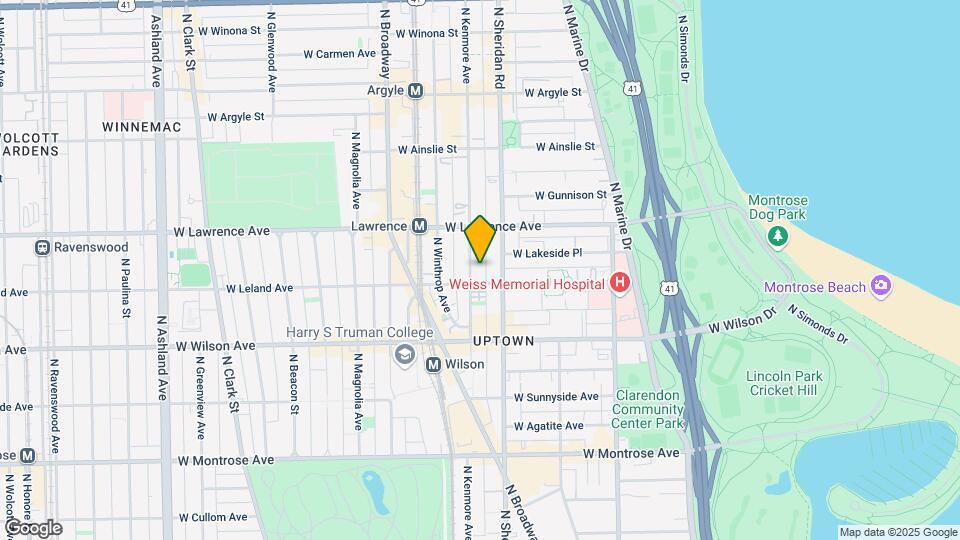 4711 N Kenmore Ave Map and Location Details