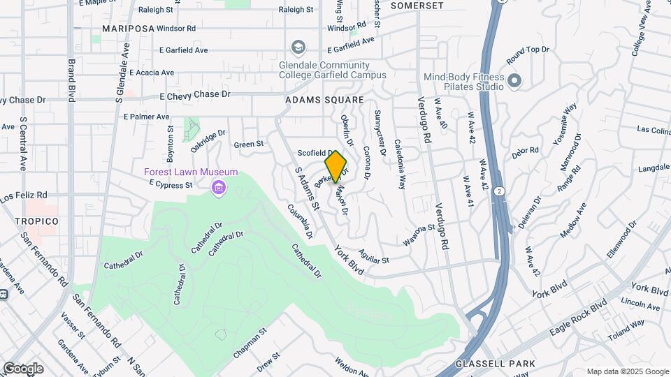 1416 Stanford Dr, Unit A Mapa y Detalles de la Ubicación