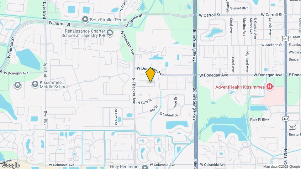 1703 Paradise Dr Map and Location Details