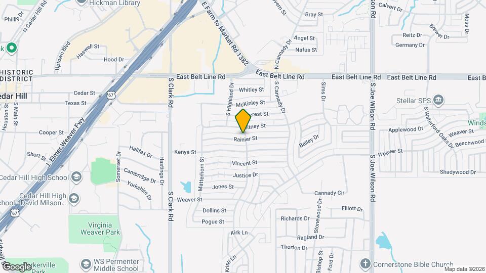 458 Rainier St Mapa y Detalles de la Ubicación