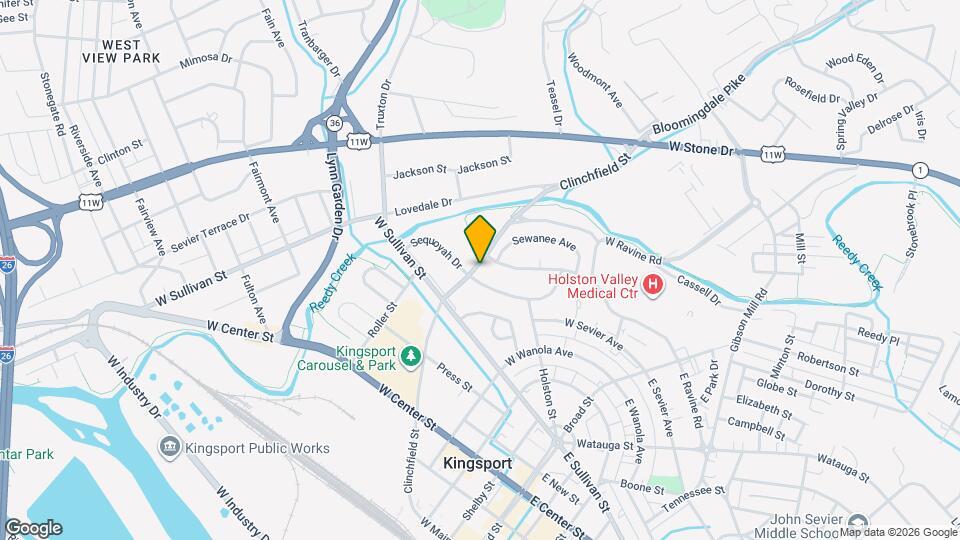 609 Clinchfield St Map and Location Details