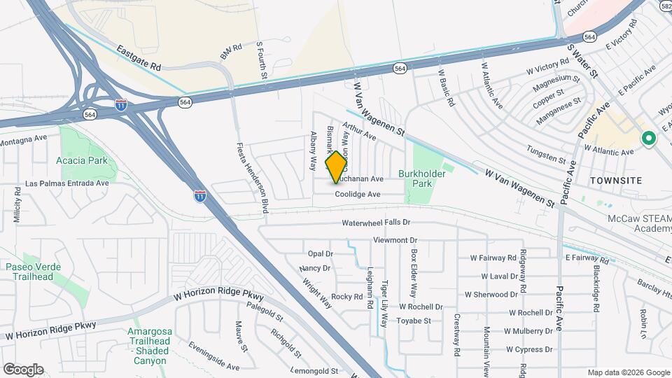 612 Coolidge Ave Map and Location Details