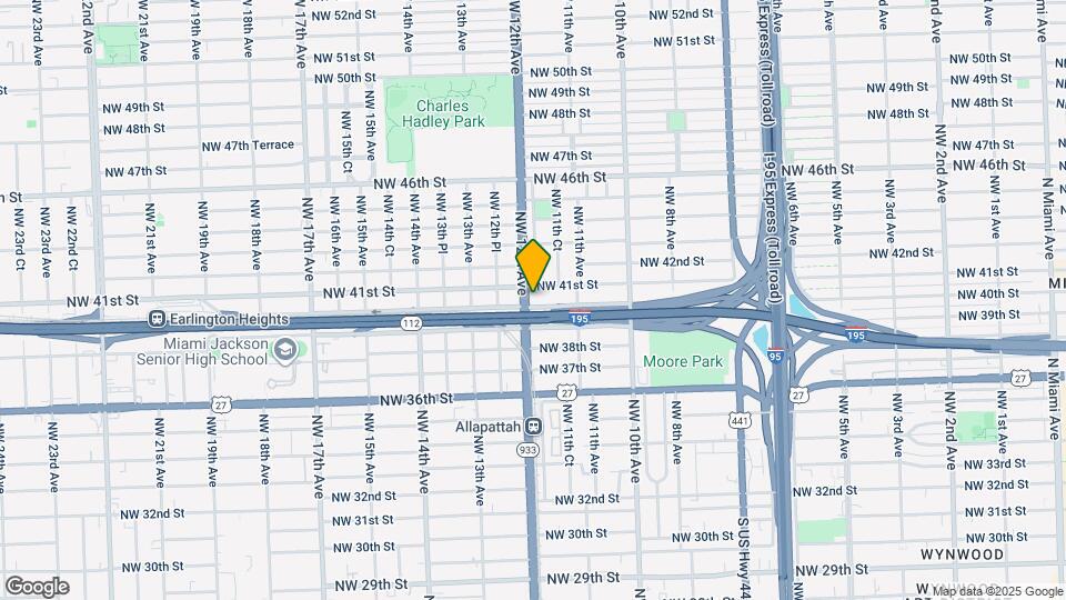 1191 NW 40th St Map and Location Details