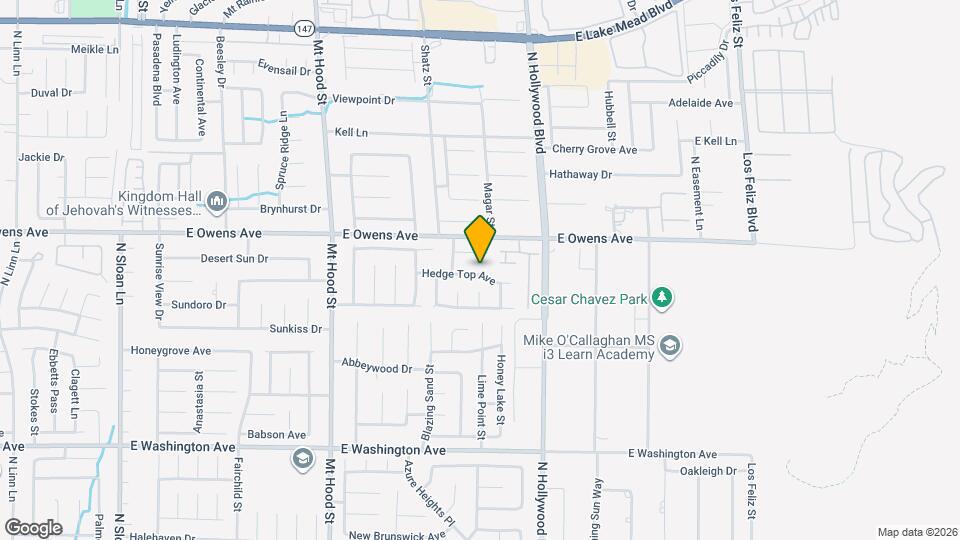 6578 Hedge Top Ave Map and Location Details