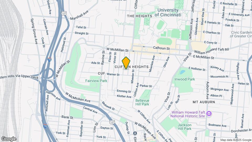 2313 Rohs St Map and Location Details