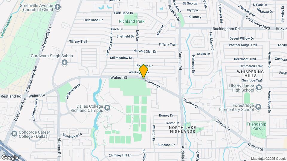 9607 Walnut St Mapa y Detalles de la Ubicación