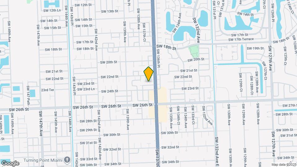 13755 SW 23rd Terrace Map and Location Details