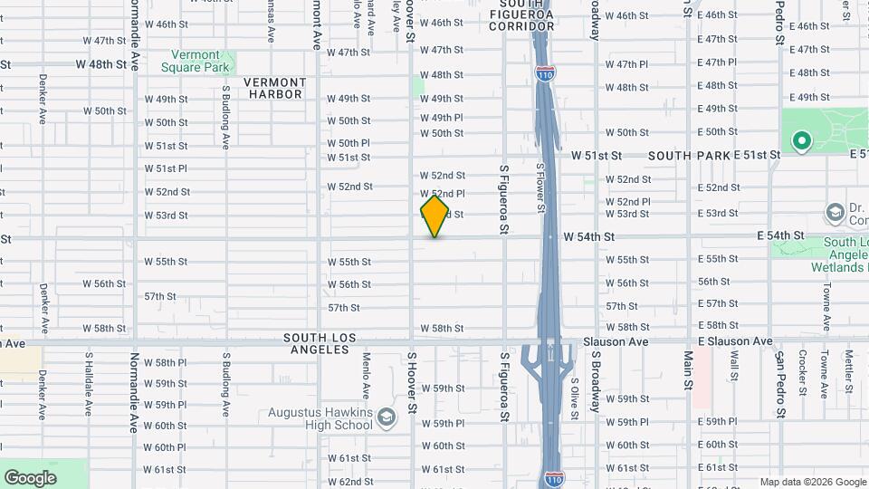 712 W 54th St Map and Location Details