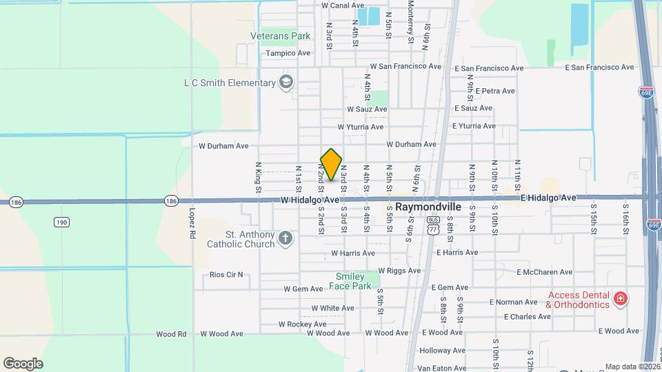 653 W Main Ave Map and Location Details