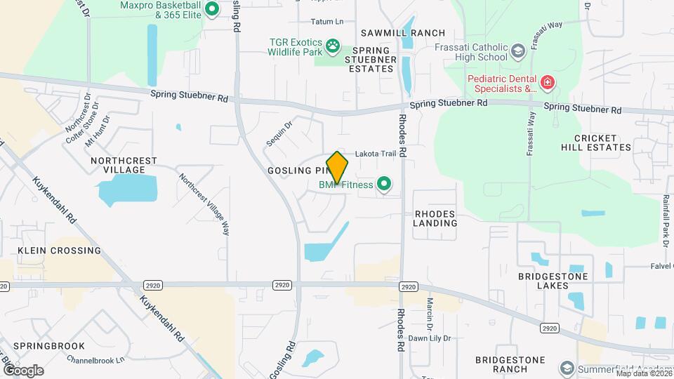 5322 Ringneck Glen Dr Map and Location Details