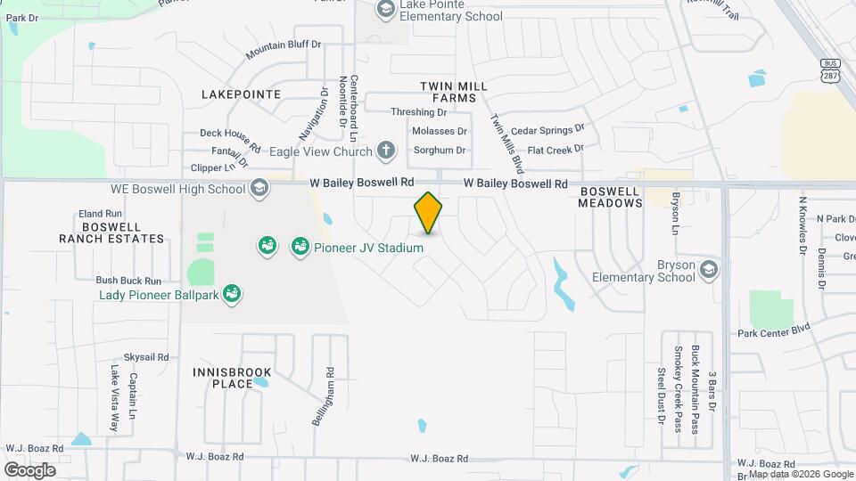 5405 N Wind Ln Map and Location Details