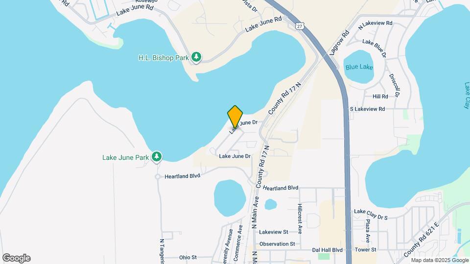 345 Lake June Dr Mapa y Detalles de la Ubicación