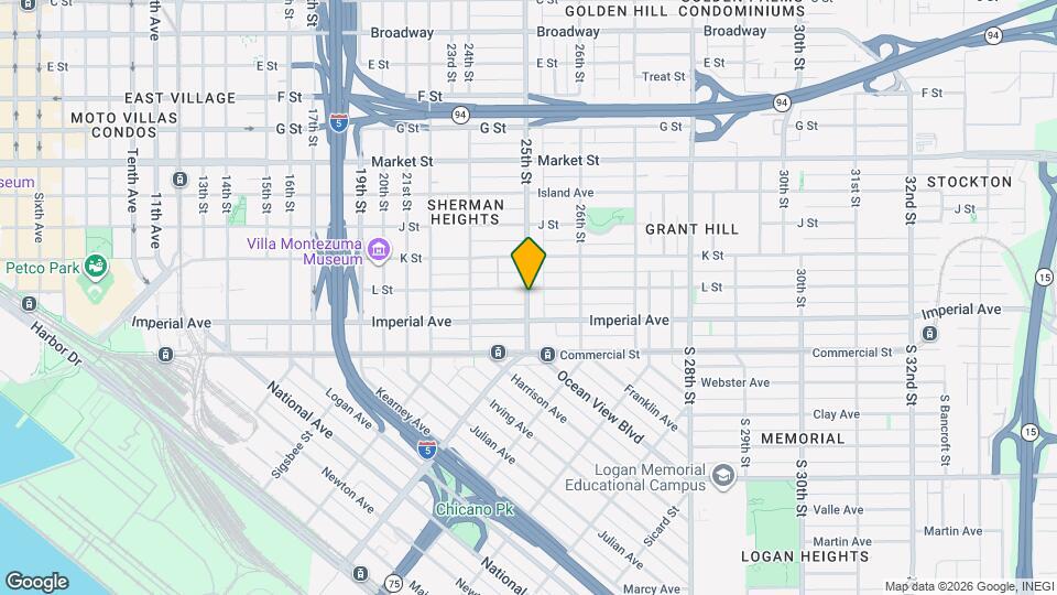 131 25th St Map and Location Details