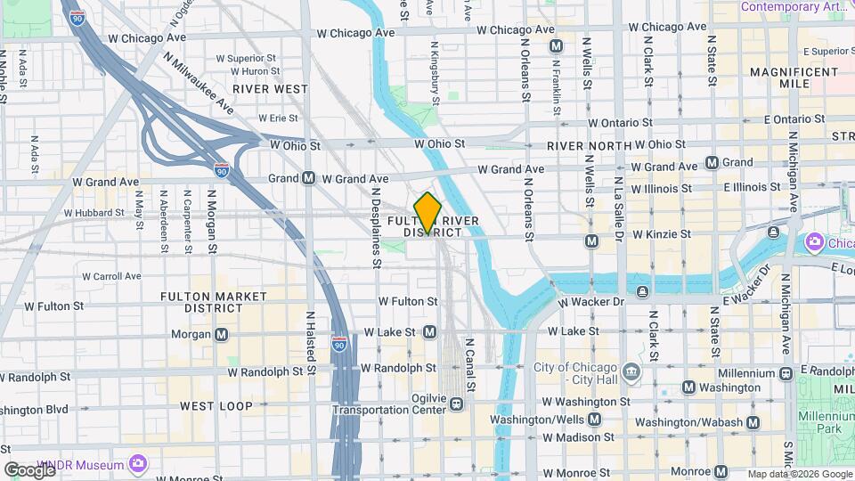 559 W Kinzie St Map and Location Details