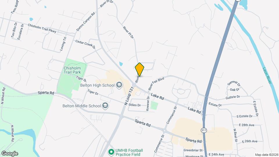 524 Neches St Map and Location Details