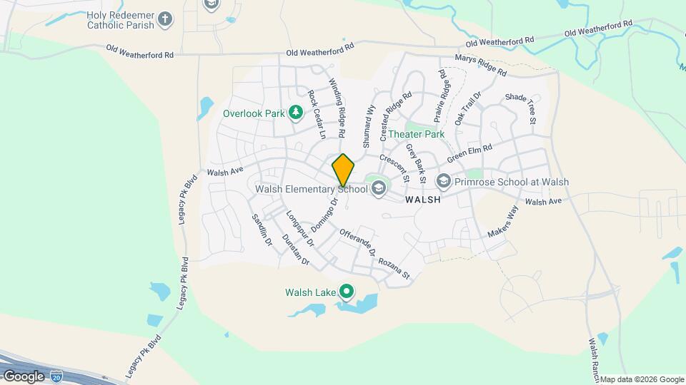 2113 Domingo Dr Map and Location Details