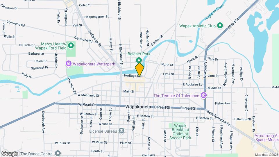 22 E Auglaize St, Unit 22 E Upstairs Apartment Map and Location Details
