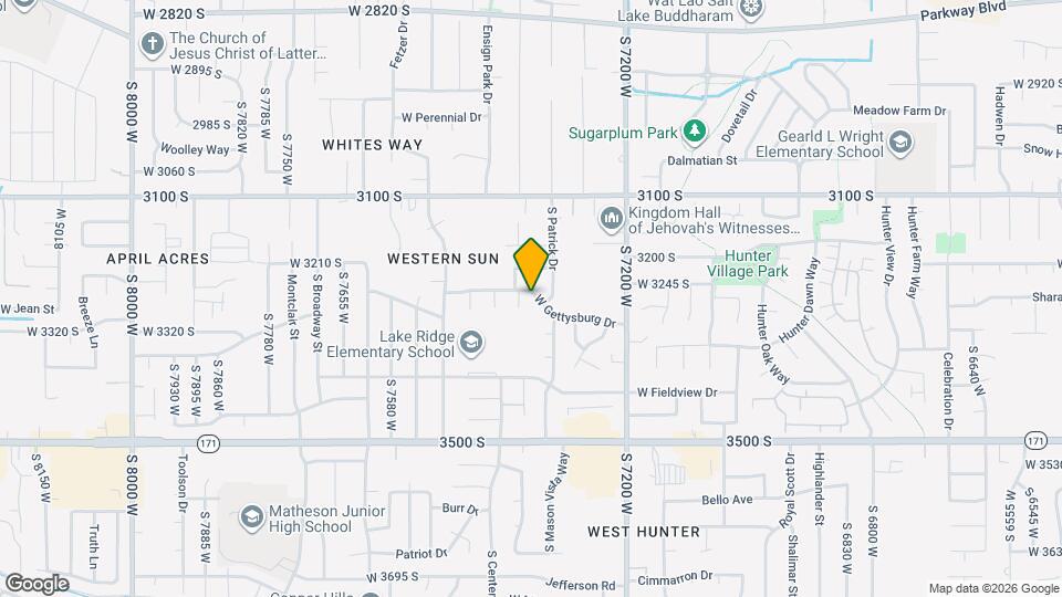 7349 W Gettysburg Dr Map and Location Details