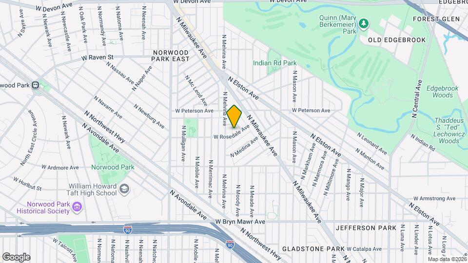 6152 W Rosedale Ave Map and Location Details