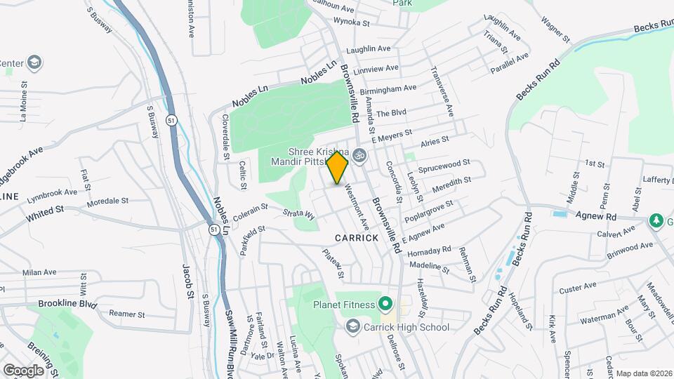 115 W Cherryhill St Map and Location Details