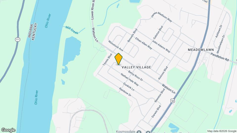 7306 Betsy Ross Dr Mapa y Detalles de la Ubicación