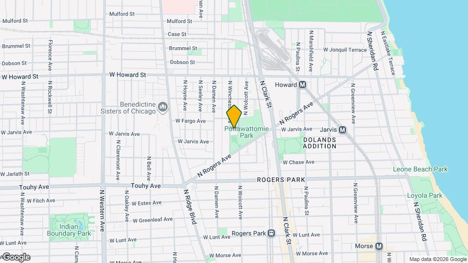 7357 N Winchester Ave Map and Location Details