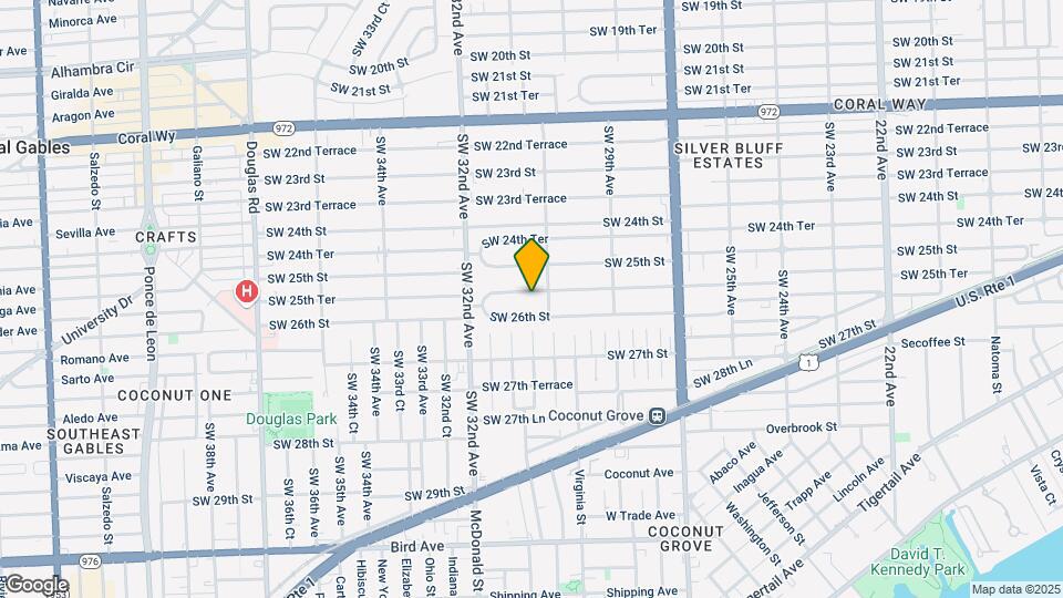 3122 SW 25th Ter-Unit -1 Map and Location Details