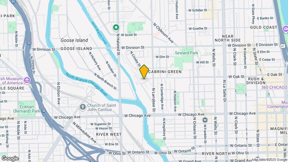 636 W Oak St, Unit A02C Mapa y Detalles de la Ubicación
