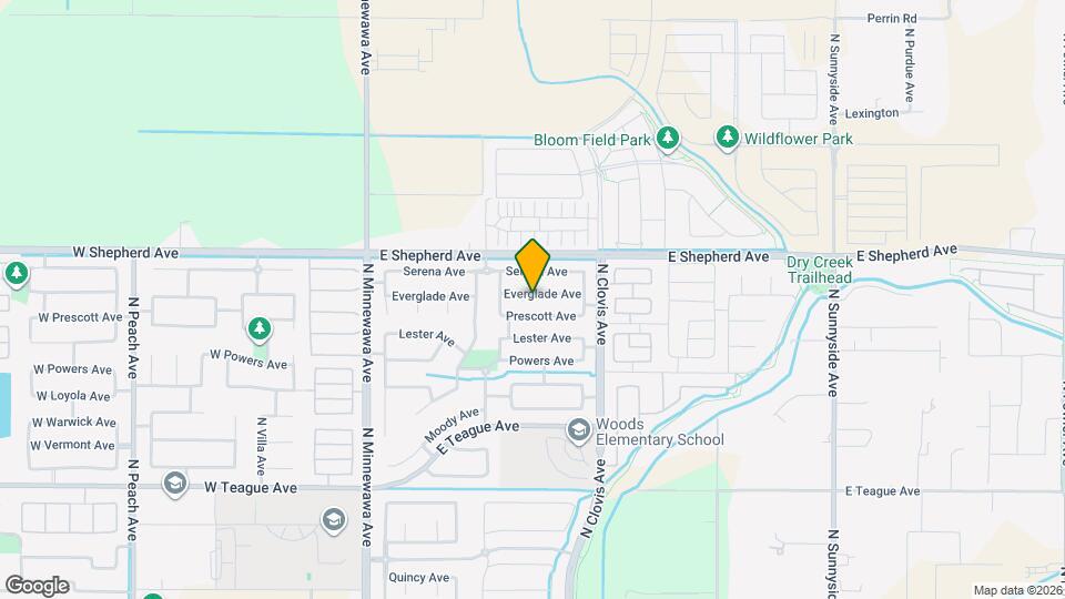 546 Everglade Ave Map and Location Details