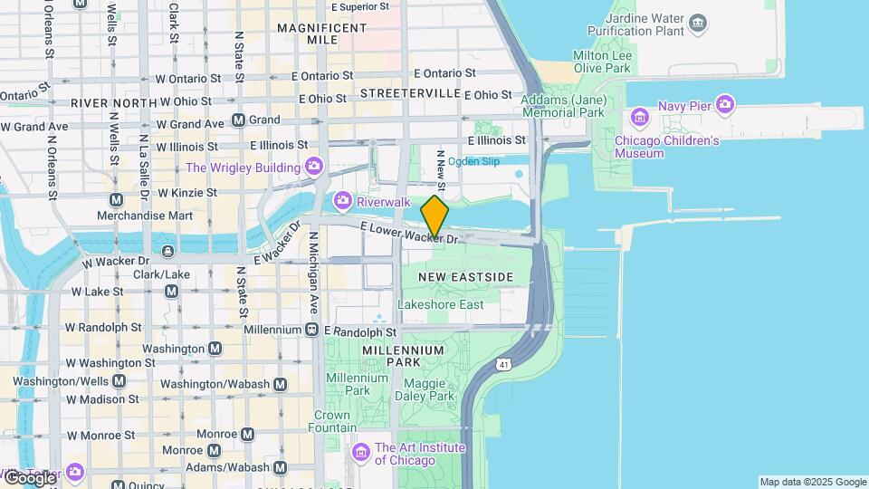 337 E Wacker Dr Map and Location Details